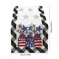 thumbnail image 3 of Nkmbld Patriotic Table Runner, 13x72 Inch Vintage 4th of July Table Runners Decoration for Farmhouse Kitchen Dinning Indoor Outdoor Home Party Supply, 3 of 8