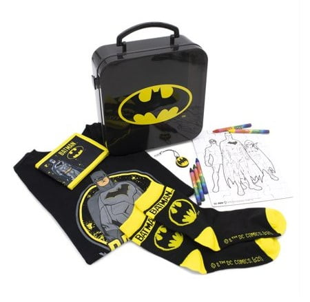 Batman Boys Gift Box with Graphic T-Shirt, 6-Piece Set, Sizes 4-18