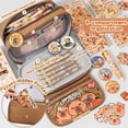 thumbnail image 6 of 28PCS Kawaii Capybara Backpack with Pencil Case & Stationery Set, 6 of 7