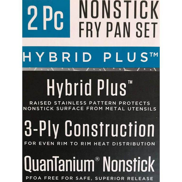 Viking 3-Ply Hybrid Plus 2 Pc Nonstick Fry Pan Set, 9.5-inch & 11