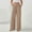 Khaki, variant on ZZwxWA Women's Casual Wide-Leg Yoga Straight Pant High Waist Dress Pants Tall Bootcut Yoga Trouser with Pockets