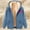 Blue Coats for Winter, variant on Women's Hooded Fleece Jacket Oversized Solid Color Zip Coat Fall Winter Warm Long Sleeve Loose Jacket with Pockets Red M
