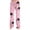 Pink, variant on Cozy Halloween Pajama Bottoms for Women Soft Sleep Pants Festive Jack-O-Lantern and Ghost Prints Casual Home Loungewear Trousers