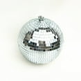 thumbnail image 1 of 1 Pcs Christmas Disco Balls Mirror Reflective Glass Ball Hotel Bright Ball Mall Holiday Bar Ornament Christmas Tree Hanging Pendant Home Stage Props Party Favor Gift Supplies, 1 of 12