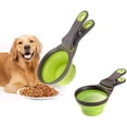thumbnail image 1 of Cuchara multifuncional ZHAOCHENG para comida de animales taza medidora de silicona plegable 3 en 1, 1 of 5