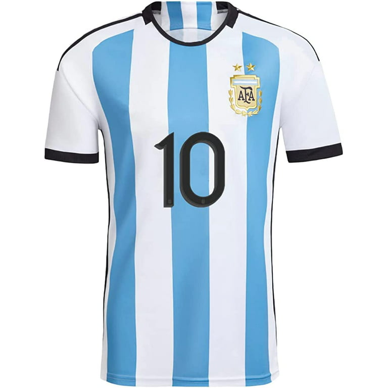 ORCH 2022 Argentina Soccer Team Jersey #10 Shirt/Jersey/Shorts for Men Adult Sizes, Size: Large, Other