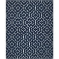 thumbnail image 1 of Safavieh Dhurries Navy / Ivory Geometric Area Rug, 1 of 7