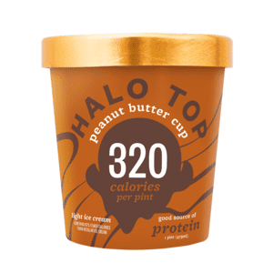 Halo Top, Peanut Butter Cup Ice Cream, Pint (8