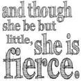 thumbnail image 2 of CafePress - She Is Fierce Shakespeare Infant Bodysuit - Baby Light Bodysuit, Size Newborn - 24 Months, 2 of 4