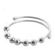 thumbnail image 5 of Guardurnaity Anillos de cuentas, joyería giratoria de bobina única, presión ajustable, anillo de apertura de acero inoxidable, mujeres, hombres, Ropa, zapatos y accesorios Miscelánea, 5 of 6