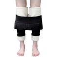 thumbnail image 2 of Outfmvch Fleece Lined Pants Women Fall Leggings with Pockets Yoga Leggings for Women Christmas Pants for Women Christmas Leggings for Women Baggy Pants High Waisted Leggings for Women Black L, 2 of 4