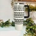 thumbnail image 3 of 40 oz Hidden Message Tumbler With Lid and Straw,Checkered CoffeeTravel Mug Cup Water Botter,White Elephant Gifts,Office Humor Funny Gifts, 3 of 6