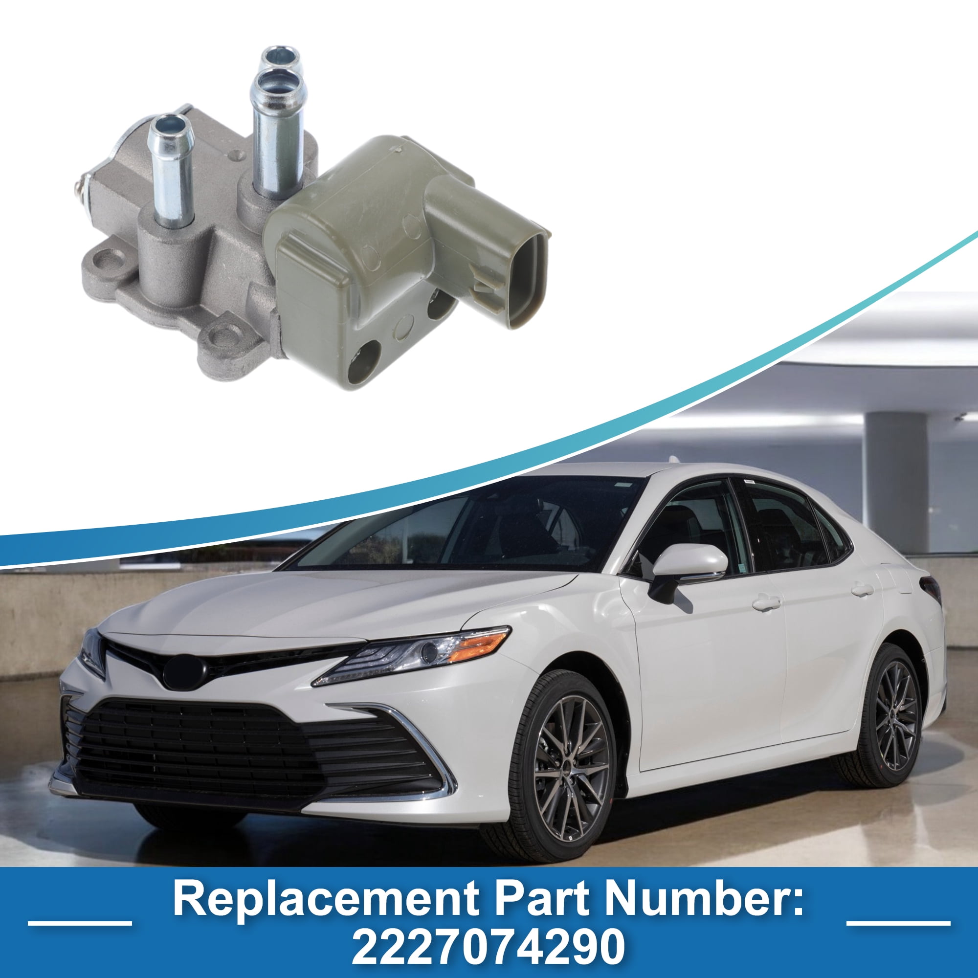 Unique Bargains Car Idle Air Control Valve for Toyota Camry 1996-1999 Replace No.2227074290 IACV Idle Motor Idle Air Control Valve for Stable Engine Operation