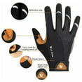 thumbnail image 1 of Shengyu Gants de Cyclisme Doigts Complets Écran Tactile Absorption Gants de Course Choc Noir G, 1 of 6