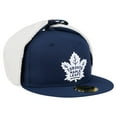 thumbnail image 3 of Men's New Era  Navy Toronto Maple Leafs Injection Dog Ear Classic Fitted Hat, 3 of 5
