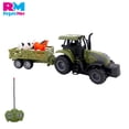 thumbnail image 2 of Carro Tractor a Control Remoto De Granja Remolque c/Animales verde, 2 of 7