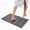 Dark Grey, variant on Large Foldable Stone Bath Mat,Diatomaceous Earth with Non-Slip and Super Absorbent, Dry Mat with Quick Dry for Bathroom