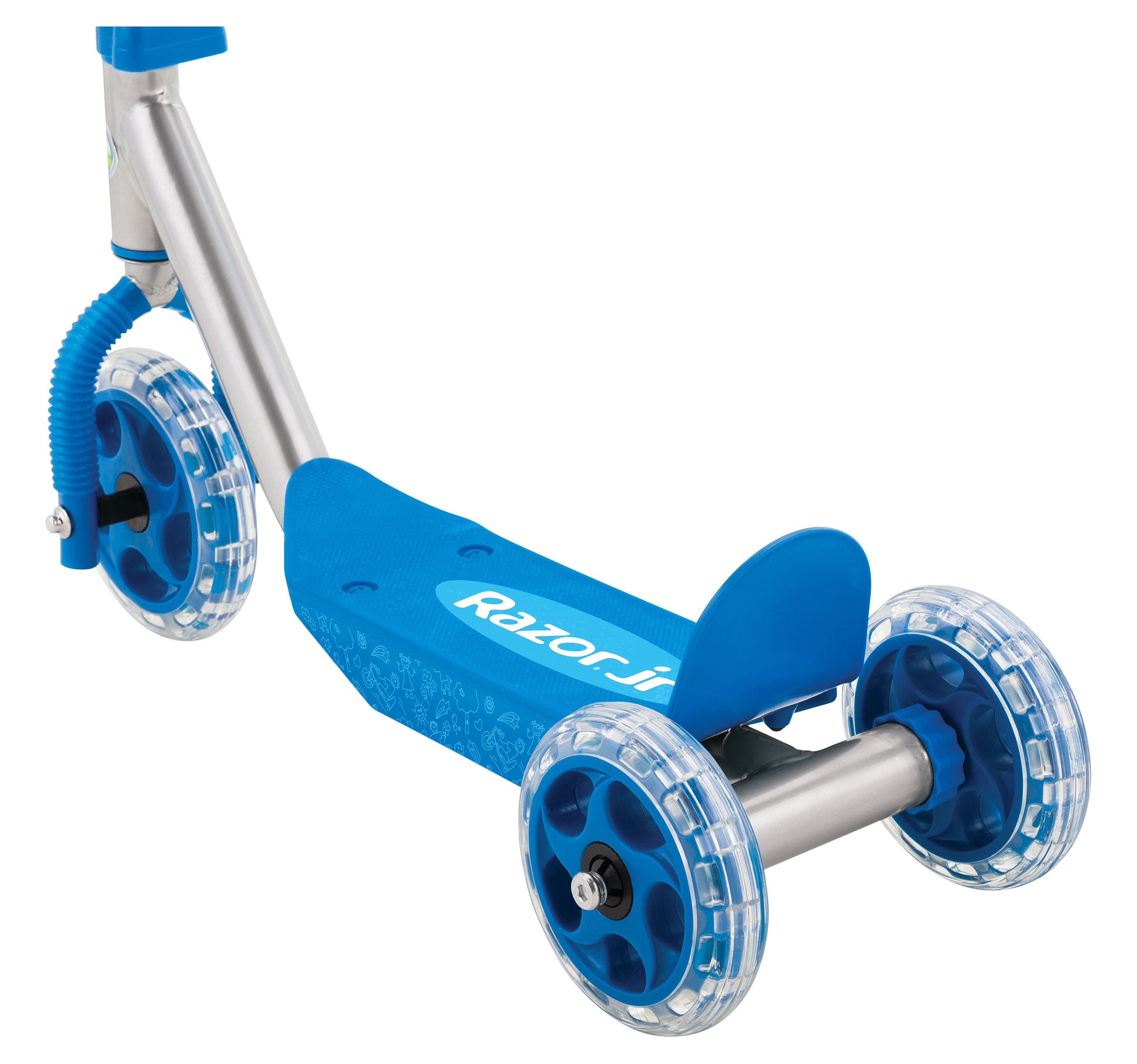 Razor Jr 3-Wheel Lil' Kick Scooter - For Ages 3 and up, Blue - image 4 of 9