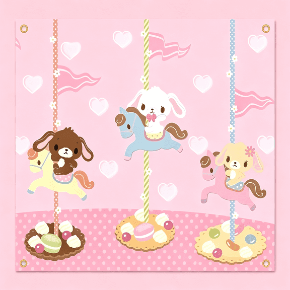 AUQ Sugar Flag 3X5 Feet Funny Man Cave Wall Meme Bunnies Flags for Teen Girls Room Guys Bedroom Dorm Room College Dorm Wall Banner Tapestry Decor Tapestry for Bedroom
