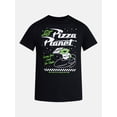 thumbnail image 5 of Toy Story Men's and Big Men's Pizza Planet Graphic Tee with Short Sleeves, Sizes S-3XL, 5 of 5
