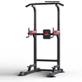 thumbnail image 3 of Power Tower Dip Station Workout equipment Pull up Bar for Home Gym Adjustable Height Strength Training Fitness Excercise Equipment,Load 680LBS, 3 of 7