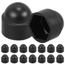 DEEPCRAFF 20Pcs Black Plastic Protective Caps Bolt Covers for Easy Installation and Industrial Use
