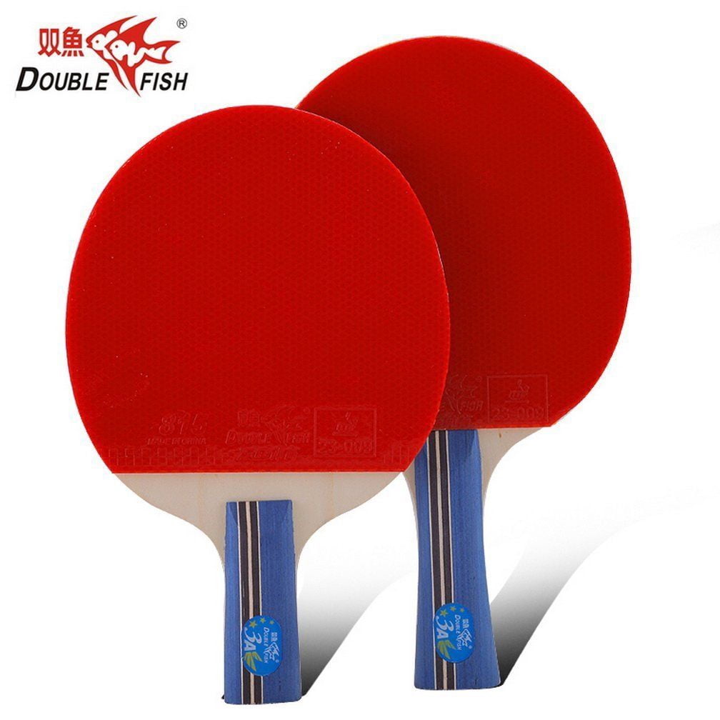 Double Fish Professional Wood Blade Table Tennis Racquet (Shakehand)- 3A
