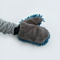 Axio 1Pc Quick Dusting Mitt Finger Gloves Chenille Car Wash Duster Mitt