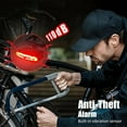 thumbnail image 3 of Wireless Bicycle Alarm Rear Tail Light with Turn Signal IP65 Waterproof USB Charging Bike Brake Sensor Taillight with Bracket (B-Set), 3 of 7