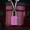thumbnail image 2 of 3 Digit Combination Password Lock lock Zinc Zinc Alloy Security Lock Suitcase Luggage Coded Lock Cabinet Locker Padlock, 2 of 8