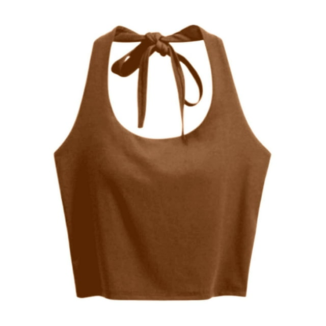 HNMKIU Camisoles For Women With Pad Summer Short Wear A Tank Top