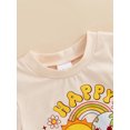 thumbnail image 5 of aturustex Little Boys Girls Summer Casual T-Shirts 1T-6T Toddler Baby Letter Earth Pattern Shirts Short Sleeve Crew Neck Tops Kids Fashion Loose Cute Daily Clothes for Beachwear Holiday, 5 of 6