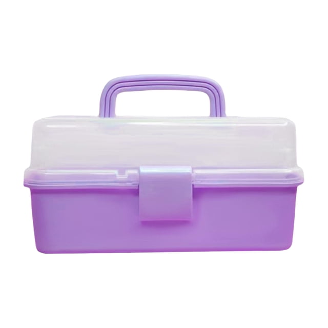 Caja De Almacenamiento Portátil Sunnimix Organizador De Suministros De Costura Violeta
