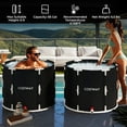 thumbnail image 4 of Costway Foldable Ice Bath Tub with Plunge Pool for Recovery Cold Water Therapy Training, 4 of 10