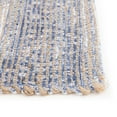 thumbnail image 4 of Unique Loom Chenille Jute Collection Area Rug - Amba (2' 2" x 8' Runner Blue/Ivory), 4 of 6
