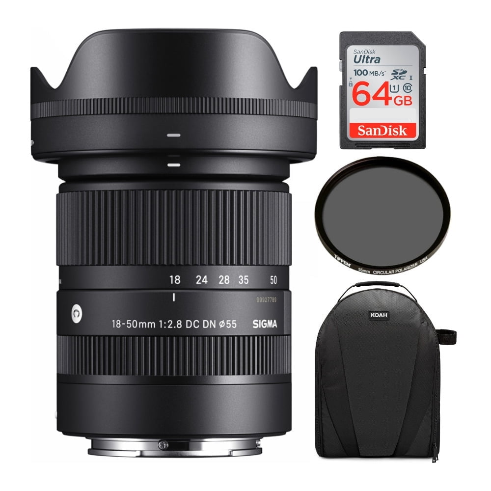 Sigma 18-50mm F2.8 DC DN Contemporary Lens for Sony E| A Large F2