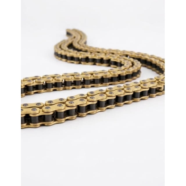 Cadena Reforzada Macuro 428h-126 Gold Para Moto