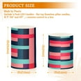 thumbnail image 6 of Yayeee Flameless Candles with Remote Flickering Battery Operated Multi Color Changing, Navy Blue Stripes, 6 of 7