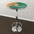 thumbnail image 4 of University of Miami Text Bar Table with Adjustable Footrest and Acrylic Top, 4 of 5