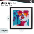 thumbnail image 4 of Stupell Industries Contemporary Expressive Palm Tree Gaze Black Framed Print Under Glass, 13 x 13, by Chromatic Storm Studio, 4 of 8