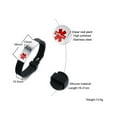 thumbnail image 3 of Personalized Medical Alert Bracelet Disease Allergy Awareness Emergency ID Bracelet for Men Women Kids, Adjustable, 3 of 7
