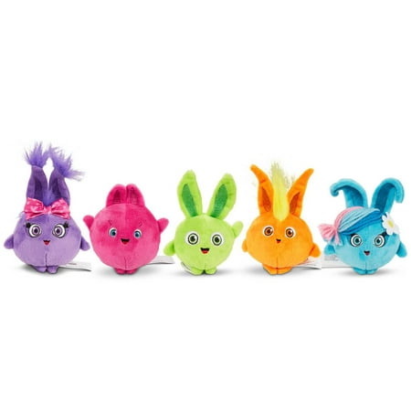 Sunny Bunnies Sunny Squad Plush Beanies Characters 5 Pack