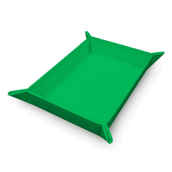 Vivid Magnetic Folding Dice Tray - Green