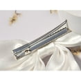 thumbnail image 4 of Ksopiavobs White Bow Hair Clips with Long Tail,2pcs Hair Ribbon Bows for Women Satin Bowknot Hair Barrettes,Big Bows for Girls Accessories,Party Wedding Prom Daily Outfits, 4 of 6