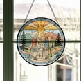 thumbnail image 3 of Friendship & Siblings Hiking Pals Stained Glass Suncatcher Window Hanging – Customizable Window Hanging for Family Members, Christmas Tree Keepsake Christmas 2025, 3 of 5
