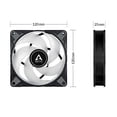 thumbnail image 4 of Ventilador PC ARCTIC P12 PWM PST A-RGB 120 mm con presión estática, 4 of 6