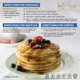 thumbnail image 3 of Extra White Gold Pancake and Waffle Mix, Gluten Free, Nut Free, Free of the Top 14 Major Allergens, 14.1 Oz, 3 of 9