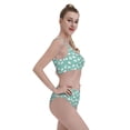 thumbnail image 4 of Pofeuu Cute Sheeps Print Womens Bathing Suits Modest High Waisted Bikini Sets Cute Halter 2 Piece Swim Suit, 4 of 7