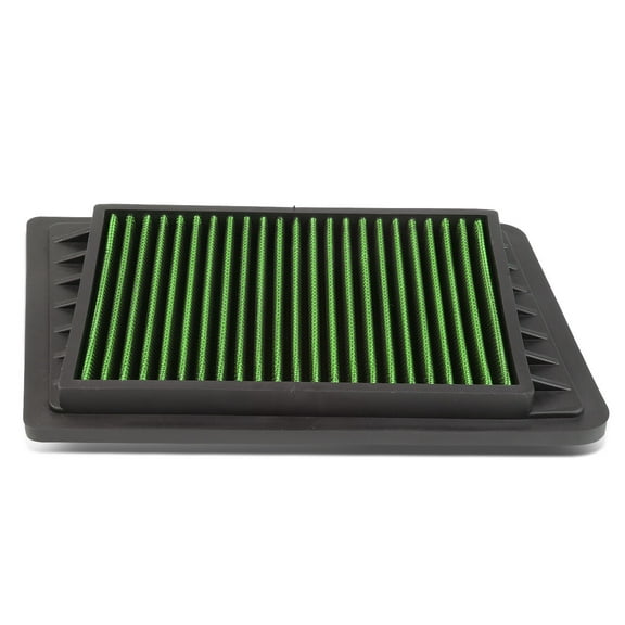 DNA Motoring AFPN-015-GN Jeep Wrangler / Liberty 2.4L Reusable & Washable Replacement High Flow Drop-in Air Filter (Green)