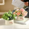 thumbnail image 4 of Artificial flowers, fake flowers, green plants, potted plants, living room, dining room, desktop decoration - type:style2;, 4 of 5